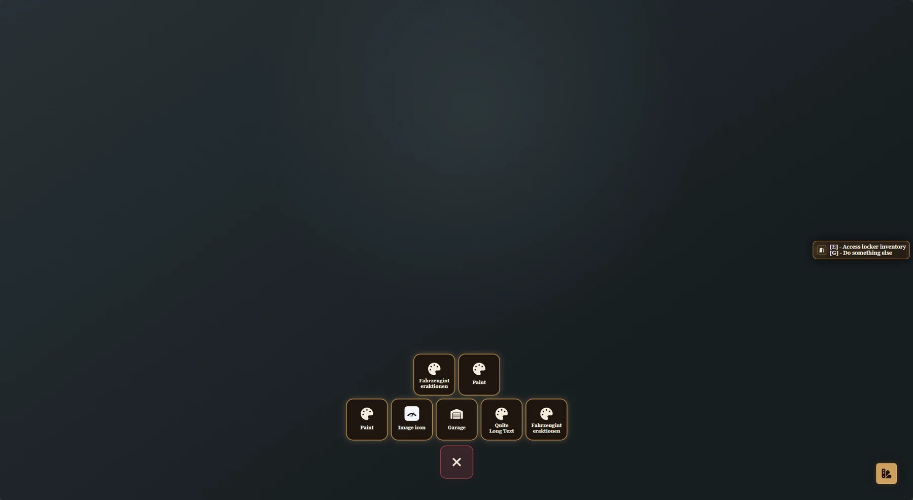 Heritage OX interface preview showing the redesigned radial menu.